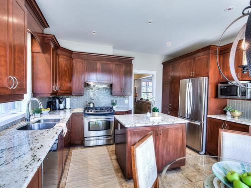 Cuisine - 432 Rue Des Alismas, Laval (Sainte-Dorothée), QC - Indoor Photo Showing Kitchen With Double Sink With Upgraded Kitchen