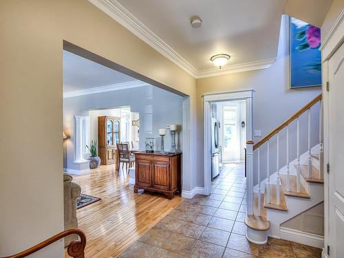 Overall view - 432 Rue Des Alismas, Laval (Sainte-Dorothée), QC - Indoor Photo Showing Living Room With Fireplace