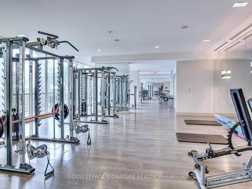 1708-4070 Confederation Pkwy, Mississauga, ON - Indoor Photo Showing Gym Room