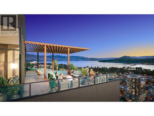1488 Bertram Street Unit# 1803, Kelowna, BC - Outdoor With Body Of Water With View