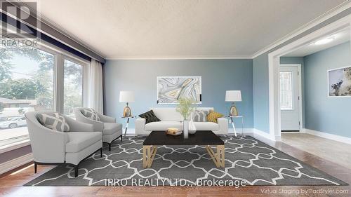 22 Royal Doulton Drive, Toronto, ON - Indoor Photo Showing Living Room