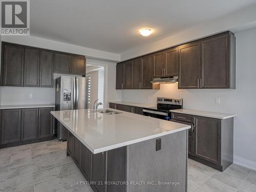 166 Prince Charles Crescent W, Woodstock, ON - Indoor Photo Showing Kitchen With Double Sink