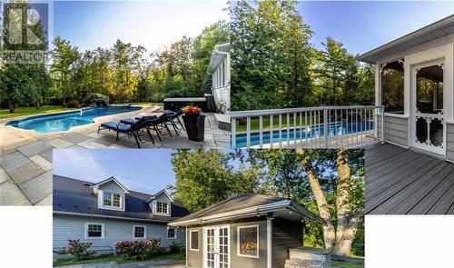 105 Wilbert Cox Drive, Ottawa, ON - Outdoor With In Ground Pool With Deck Patio Veranda