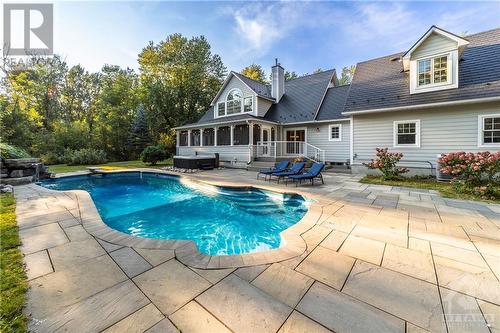 105 Wilbert Cox Drive, Ottawa, ON - Outdoor With In Ground Pool With Deck Patio Veranda