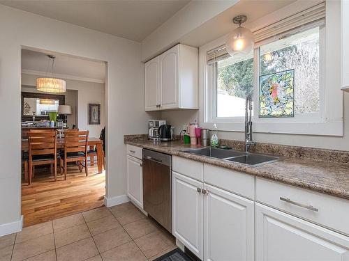 323 Benhomer Dr, Colwood, BC - Indoor Photo Showing Kitchen With Double Sink