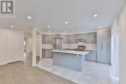 241 Fred Mclaren Boulevard, Markham, ON - Indoor Photo Showing Kitchen With Stainless Steel Kitchen With Upgraded Kitchen