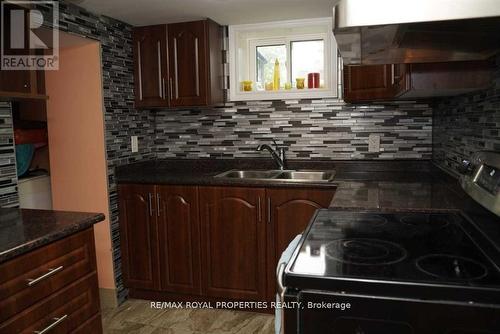 Lower - 97 Flora Drive, Toronto, ON - Indoor Photo Showing Kitchen With Double Sink