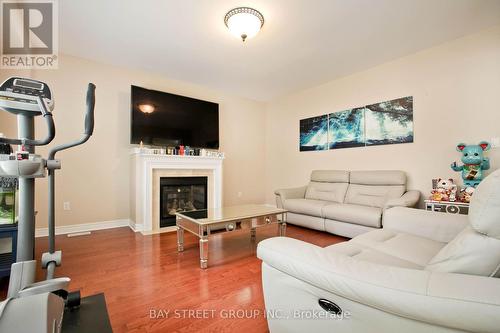 18 Cherry Bush Road, Vaughan, ON - Indoor Photo Showing Living Room With Fireplace