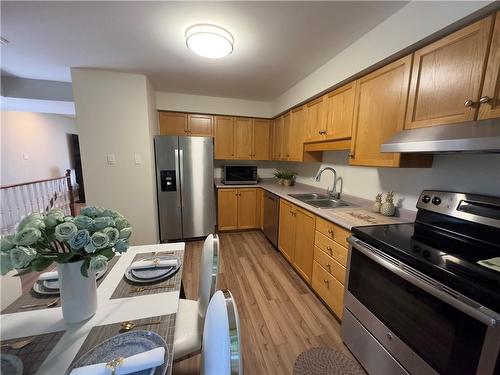 1067 Rymal Road E|Unit #5, Hamilton, ON - Indoor Photo Showing Kitchen With Double Sink