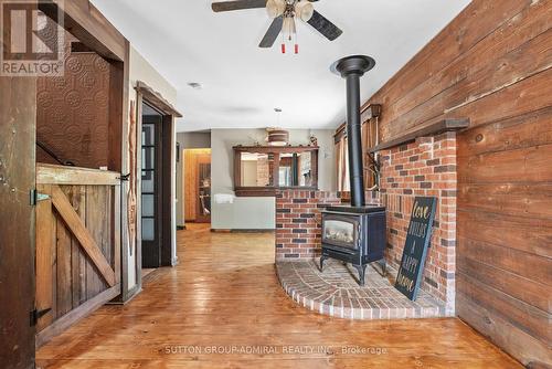 1309 Temple Avenue, Innisfil, ON - Indoor With Fireplace