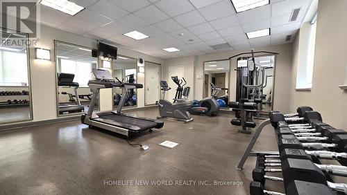 1202 - 2 Clairtrell Road, Toronto, ON - Indoor Photo Showing Gym Room