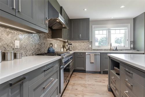 357 Cardinal Avenue, Burlington, ON - Indoor Photo Showing Kitchen With Upgraded Kitchen