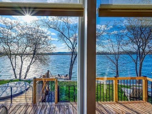 Water view - 837 Ch. Des Patriotes, Saint-Mathias-Sur-Richelieu, QC - Outdoor With Body Of Water With Deck Patio Veranda With View