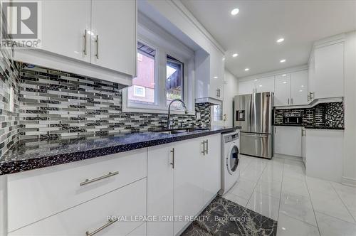 29 Portico Drive, Toronto, ON - Indoor Photo Showing Kitchen With Double Sink With Upgraded Kitchen