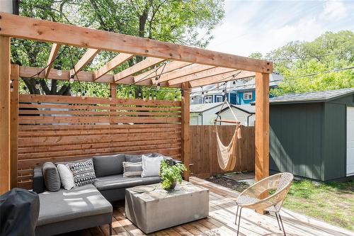 853 Garwood Avenue, Winnipeg, MB - Outdoor With Deck Patio Veranda With Exterior