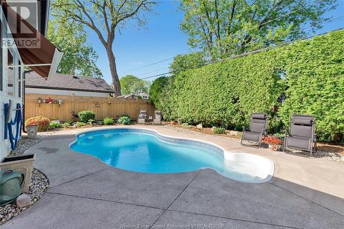 3291 Maisonneuve, Windsor, ON - Outdoor With In Ground Pool With Backyard