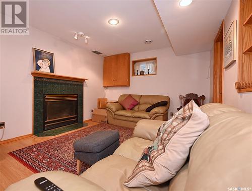 1584 Wahlmeier Drive, Estevan, SK - Indoor Photo Showing Living Room With Fireplace