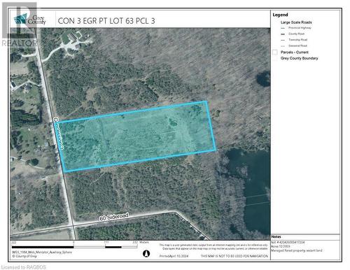 Con 3 Egr Pt Lot 63 Pcl 3 Concession, Chatsworth, ON 