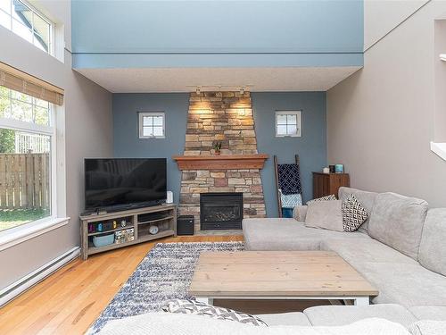 2403 Snowden Pl, Sooke, BC - Indoor Photo Showing Living Room With Fireplace
