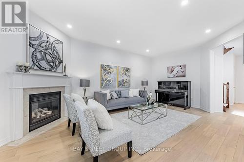 26 Bentoak Crescent, Vaughan, ON - Indoor Photo Showing Living Room With Fireplace