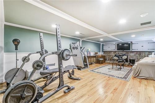 3021 Lakeshore Road, Burlington, ON - Indoor Photo Showing Gym Room