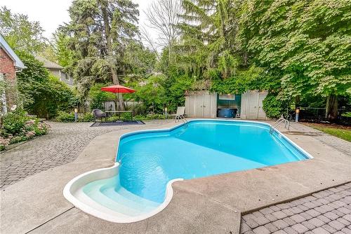 3021 Lakeshore Road, Burlington, ON - Outdoor With In Ground Pool With Backyard