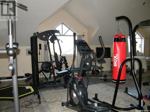 43 Lakeshore Drive, Lucien Lake, SK - Indoor Photo Showing Gym Room