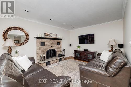 6 Clydebank Drive, Cambridge, ON - Indoor Photo Showing Living Room With Fireplace