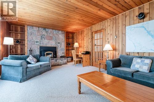 20 Mulberry Court, Tiny, ON - Indoor Photo Showing Living Room With Fireplace