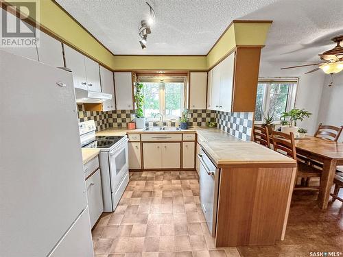 87 Macdonald Crescent, Swift Current, SK - Indoor Photo Showing Kitchen With Double Sink