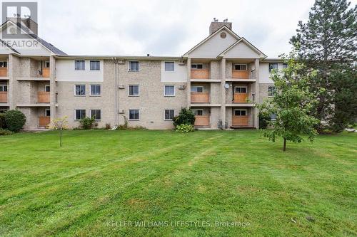 View of balcony from parking lot - 103 - 729 Deveron Crescent, London, ON - Outdoor With Balcony With Facade