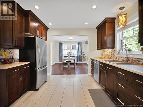 73 Woodland Drive, Moncton, NB - Indoor Photo Showing Kitchen With Double Sink