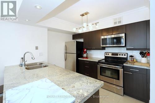 904 - 95 Lombard Street, Toronto (Church-Yonge Corridor), ON - Indoor Photo Showing Kitchen With Stainless Steel Kitchen With Double Sink