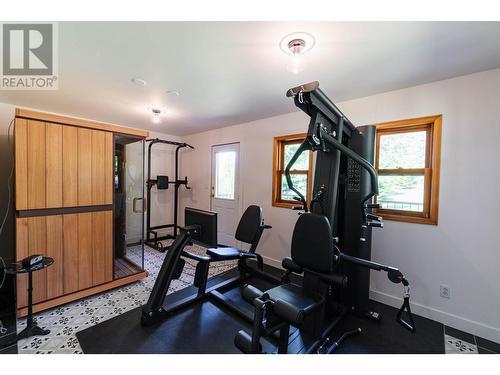 4625 Crescent View  Drive, Nelson, BC - Indoor Photo Showing Gym Room