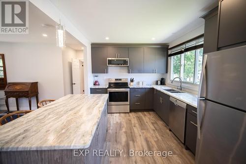 40 Birch Cres Crescent, Temagami, ON - Indoor Photo Showing Kitchen With Double Sink