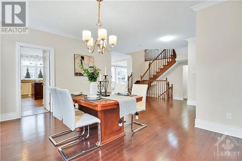 100 Brambling Way, Ottawa, ON - Indoor Photo Showing Dining Room