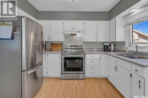 54 Fuhrmann Crescent, Regina, SK - Indoor Photo Showing Kitchen With Double Sink