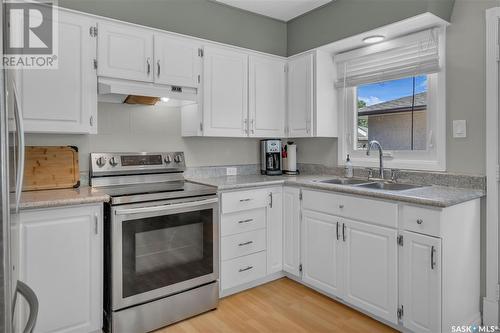 54 Fuhrmann Crescent, Regina, SK - Indoor Photo Showing Kitchen With Double Sink