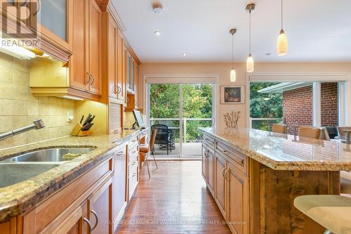 195 Burbank Drive, Toronto (Bayview Village), ON - Indoor Photo Showing Kitchen With Double Sink With Upgraded Kitchen