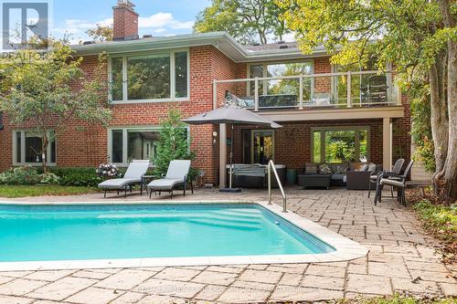 195 Burbank Drive, Toronto (Bayview Village), ON - Outdoor With In Ground Pool With Exterior