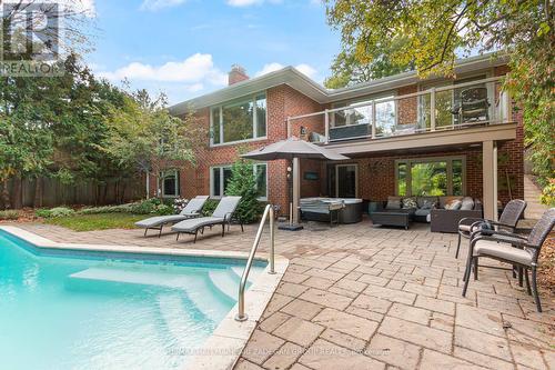 195 Burbank Drive, Toronto (Bayview Village), ON - Outdoor With In Ground Pool With Deck Patio Veranda