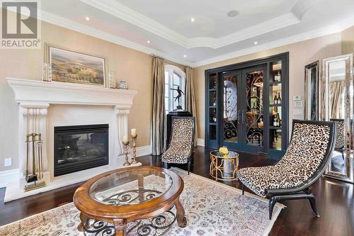 11 Doon Road, Toronto, ON - Indoor Photo Showing Living Room With Fireplace