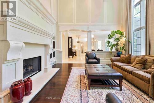 11 Doon Road, Toronto, ON - Indoor Photo Showing Living Room With Fireplace