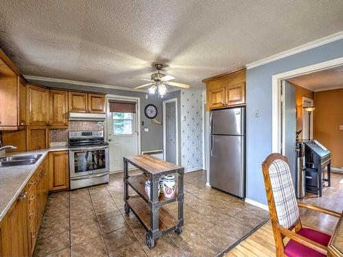 Cuisine - 411 8E Rue, Chertsey, QC - Indoor Photo Showing Kitchen With Double Sink