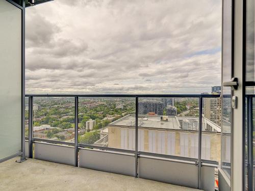 Balcony - 2508-1500 Boul. René-Lévesque O., Montréal (Ville-Marie), QC - Outdoor With View With Exterior