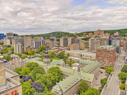 Exterior - 2508-1500 Boul. René-Lévesque O., Montréal (Ville-Marie), QC - Outdoor With View