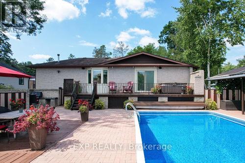 233 Sand Road, East Gwillimbury, ON - Outdoor With In Ground Pool With Deck Patio Veranda