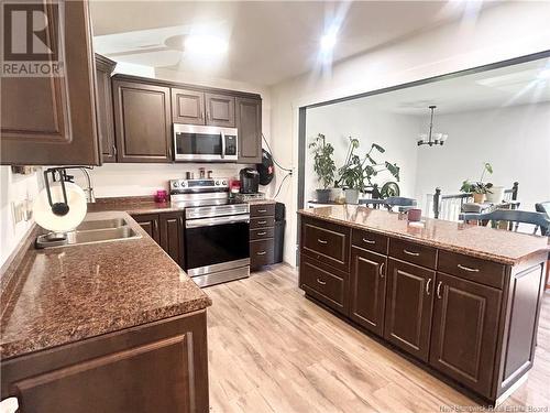 7719 Route 8, New Bandon, NB - Indoor Photo Showing Kitchen With Double Sink With Upgraded Kitchen