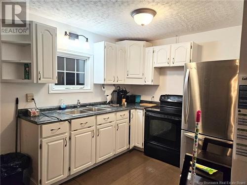 7719 Route 8, New Bandon, NB - Indoor Photo Showing Kitchen With Double Sink