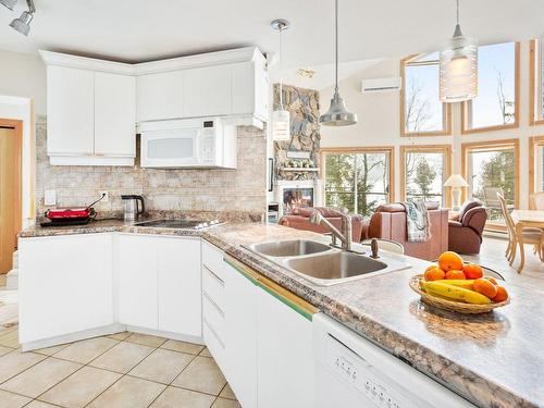 Kitchen - 49 Ch. Cadieux, La Minerve, QC - Indoor Photo Showing Kitchen With Double Sink